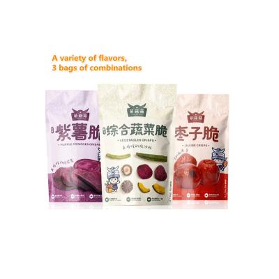 China Best Natural Selling No Preservatives Fruit And Vegetable Chips Mixing Veges Vf Vegetable And Fruit Potato Chips for sale