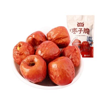 China Natural Jujube Fresh Fruit 60g Fruit Fried Snack Products Fruit Whosale OEM Fresh Jujub Chips Chinese Snacks Low Temperature Vacuum for sale