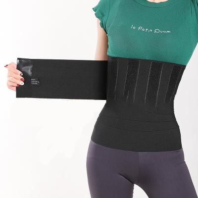 China Breathable Women Shape 12.5cm Waist Wrap With Buckle Belt Wrap Waist Trainer for sale