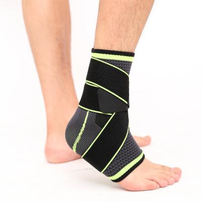 China Daily Life + Basketball Ankle Brace Sports Adjustable Safety Sleeve Compression Sports Fitness Foot Ankle Support Nylon for sale