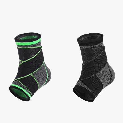 China Elastic Ankle Brace Compression Running Cycle Basketball Sports Knocks Outdoor Men Ankle Support Feet Sleeve for sale