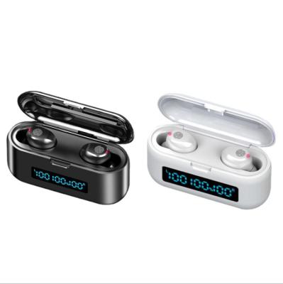 China Wholesale Cost Effective Power LED/LCD Display Wireless Earphone TWS In-Ear Headset With Power Bank Function for sale