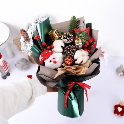 China Durable Hot Selling Ins Christmas Gift Long Lasting Flower Bouquets For Friend for sale