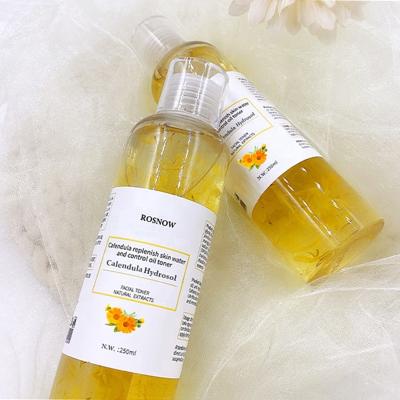 China Calming and Moisturizing Skin Care Oil Control and Acne Removal Face Calendula Hydrosol Toner for sale