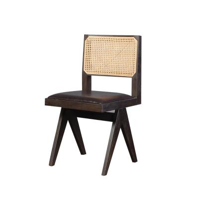 China Dining Chair Dining Furniture Black Cane Dining Chair Modern Designer To Bargain Leisure Chair for sale