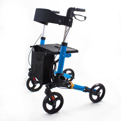 China Elder / Disable / Patient Lightweight Rollator 4 Wheel Walker With Seat For Adults for sale