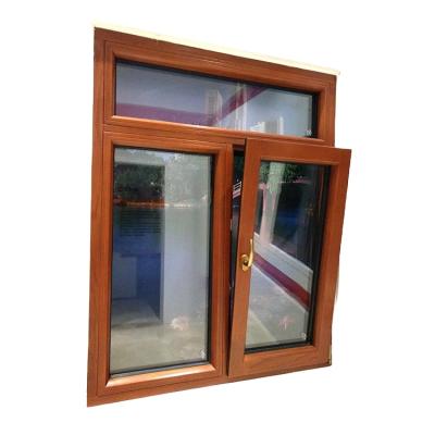 China Sound Insulation Wood Grain Color Window And Door Frames Aluminum Profile for sale