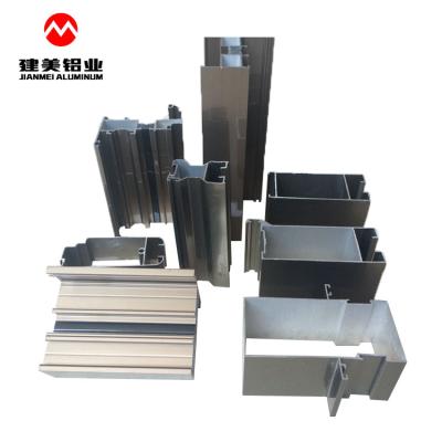 China Windows or doors sand blasted 6063 anodized aluminum /colour anodized extruded aluminum anodizing material for sale