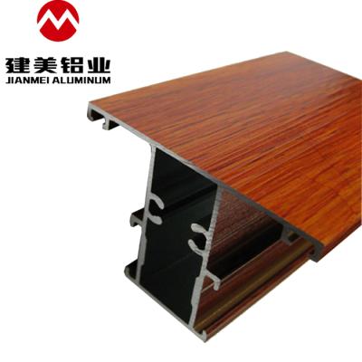 China Wood Thermal Finish Decorations Cutoff Profile Aluminum Window Aluminum Profile for sale