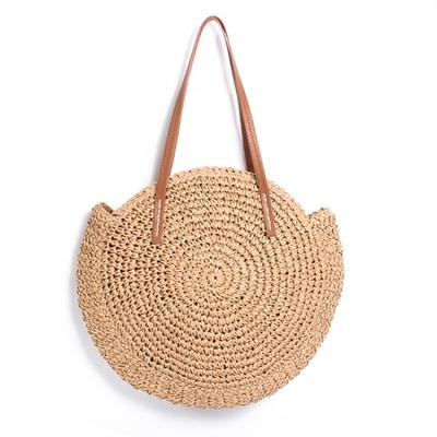 China Summer Straw Beach Bag Women Fashion Straw Beach Bag from Fashoion 2021 for sale