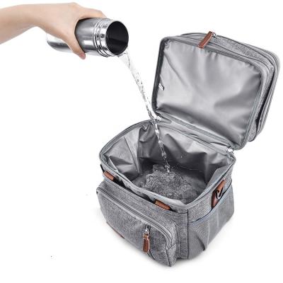 China Amazon Fashionable Luxury Good Quality Durable Polyester Zippers Nylon Cooler Bag Insulated for sale