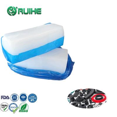 China Translucent siliconen rubber gieten voor compressie gieten Te koop