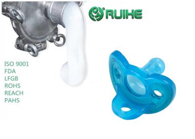 China Het uitstekende Rubber van het Veerkrachtlsr Vloeibare Silicone voor Fopspenen/2 Deel Vloeibaar Silicone Te koop