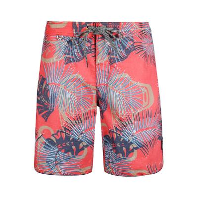 China Breathable Warm Design Custom Digital Printing 4 Way Stretch Fabric Men Board Shorts for sale