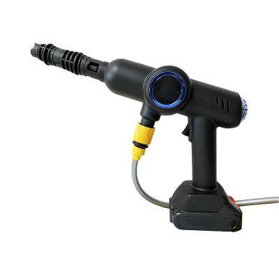 China Simplicity Rope / Gun Car Waher Cordless High Pressure Cleaning Portable Cleaning Gun for sale