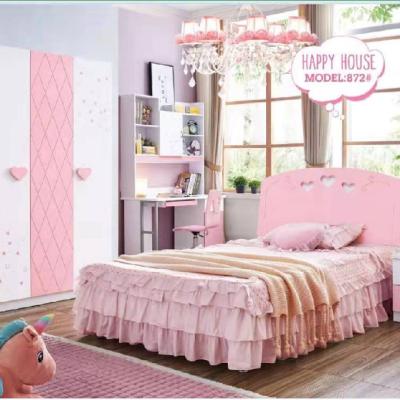 China Factory Direct Sale Beautiful Design Modern Luxury Kids Bedroom High Quality Children Bedroom Furniture for sale