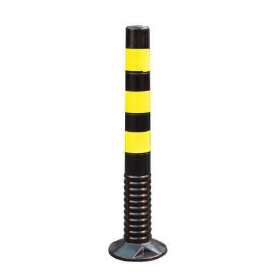 China Wholesale 75CM Durable High Quality Flexible Black Road Safety PU Warning Post for sale