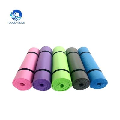 China High Density NBR Yoga Mat 10mm Thickness Yoga Mat Soft And Eco Friendly Sport Mat for sale