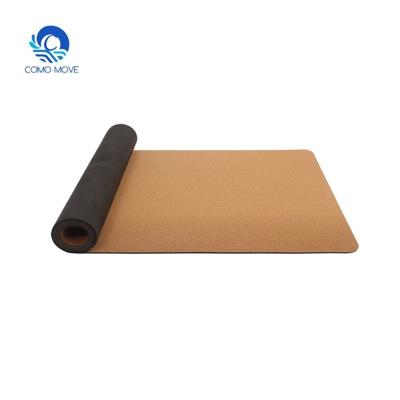 China Hot Yoga Pilate Yoga 2022 Products Fitness Mat Natural Rubber Cork Yoga Mat Trendy Non-slip Mats for sale