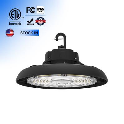 China Dimmable LED High Bay Lights 150 LM/W Round LED High Bay Fixture for sale