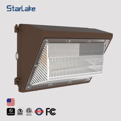 China Outdoor LED Wall Pack Lamp 100W Brown 13000Lm IP65 Outdoor Wall Lighting for sale