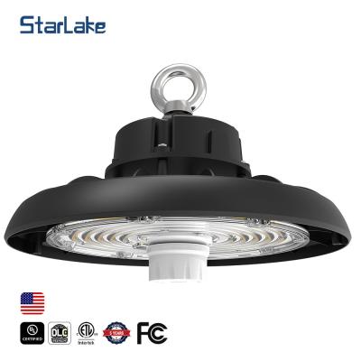 China Adjustable 100w LED UFO High Bay Light , Warehouse Round High Bay LED Lighting for sale