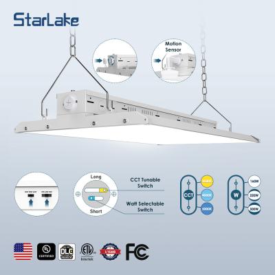 China Durable 80W 110W 165W 220W 225W 300W LED Linear High Bay Light With Suspended Installation 13000lm Aluminum Fixture for sale