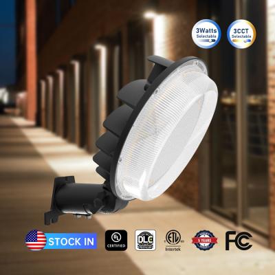 China ETL UL Large Dusk To Dawn LED Barn Light With Photocell 60w 80w 100w 3Power And 3CCT Adjustable for sale