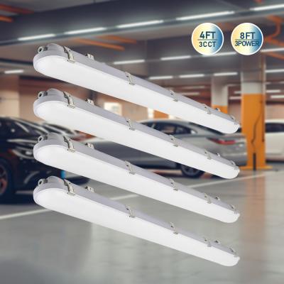 China Triproof LED Batten Light With Selectable Color Temperature 3500K/ 4000K/ 5000K/ 5700K/ 6500K for sale