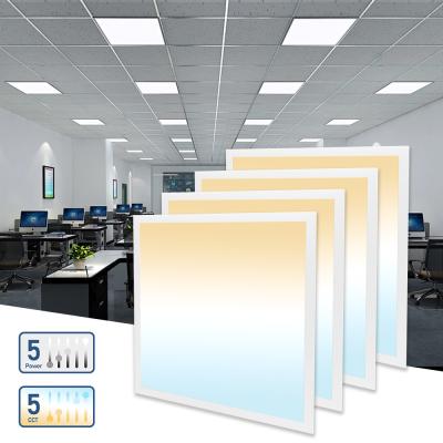 China ETL DLC 5.1 LED Panel Light 30W 40W 50W 60W 72W 1x4' 2x2' 2x4' 120° Ângulo de feixe 3000K 4000K 5000K à venda