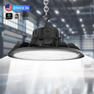 China Industrial Warehouse High Bay Led Light 150W 200W 3CCT 150lm/Watt IP65 UL DLC Dimmable OEM ODM for sale