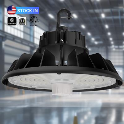 China UL DLC 100W 200W 300W Dimmable IP65 Highbay UFO Light for Industrial Warehouse for sale