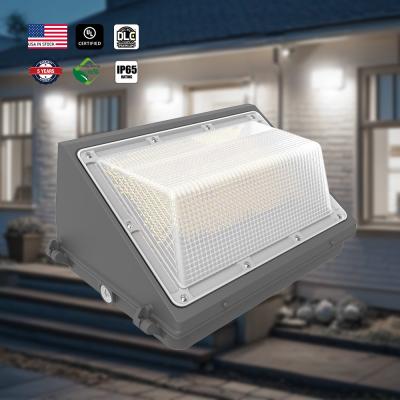 China Commerciële outdoor Slim LED Wall Pack Light met fotocel 40W 45W 60W 80W 100W 120W IP65 Te koop