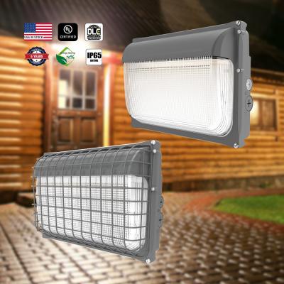 China OEM Slim LED Wall Pack Light 30W 40W 60W 80W 120W 3CCT Adjustable IP65 Waterproof For Loading Docks for sale