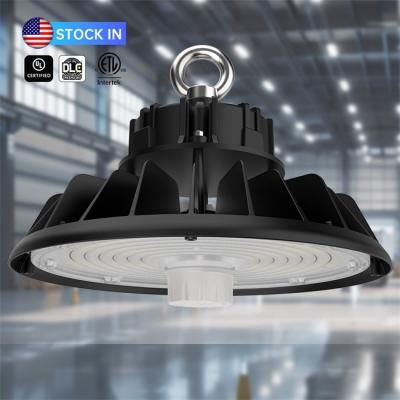 China EE.UU. En Stcok OVNI Led High Bay Lights 200W 3CCT Ajustable High Bay Light Iluminación industrial comercial en venta