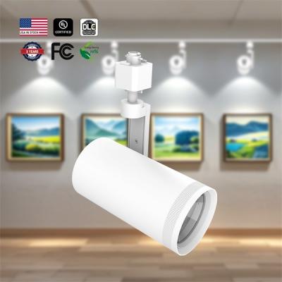 China 110 Lm/w IP20 LED Track Lamp 10/15/20/25/30W Adjustable Track Light for Art Galleries for sale