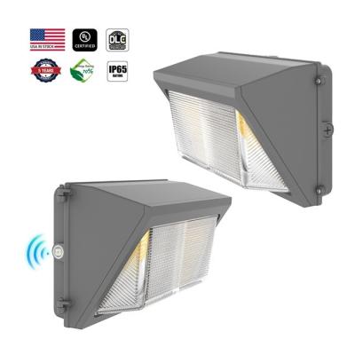 China Aluminum 5200lm 40 Watt LED Wall Pack Brown LED Exterior Building Lights for sale