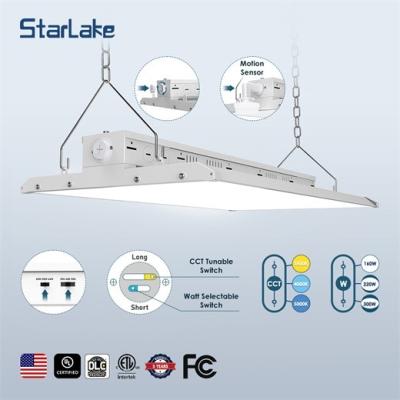 China Durable 80W 110W 165W 220W 225W 300W LED Linear High Bay Light With Suspended Installation 13000lm Aluminum Fixture for sale