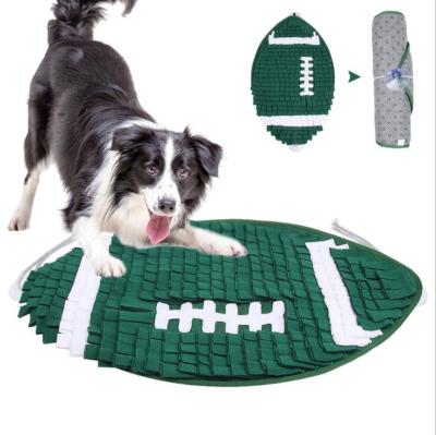 China Wholesale Factory Stocked Protective Dog Soft Pet Sniffle Mat Training Feeding Foraging Blanket Dog Sniffle Mat for sale