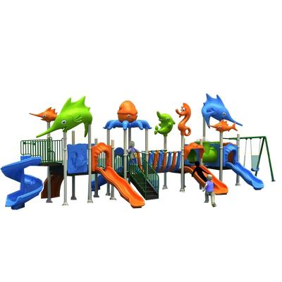 China PVC Kindergarten Finding Nemo Series Kids Outdoor Plastic Playground Equipment Set with Slide Entertainment Equipment for Children for sale