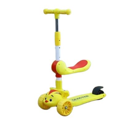 China Team plastic cute children's chicken scooter manufacturer sells new children's scooters pp children's scooter for sale