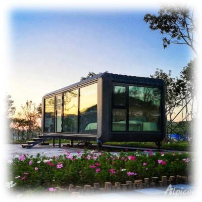 China Modern Alpicool V Smart House Mobile Living Homes Glass Outdoor Fashionable Houses for sale