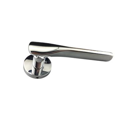 China Modern Modern Interior Door Hardware Lever Privacy Door Knob Door Handle Lock Set for sale