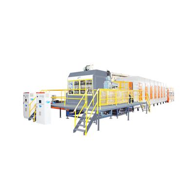 China Farms BSI ET7200 Egg Tray /Coffee Cup /Fruit Tray Fully Automatic Rotary Forming Line for sale