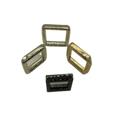 China Adjustable Square Ring Buckle Rectangle Buckle Nickel Zinc Alloy Metal Bag Buckle For Garment Shoe Handbag Backpack for sale