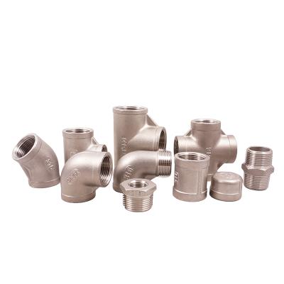 China Water stainless steel hydraulic union NPT threaded nippel aisi304 ASTM pipe fittings for sale