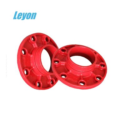 China Certificate Split Malleable Iron Steam Melt Pipe Fitting Coupling Flange Cheap Splined Flange for sale