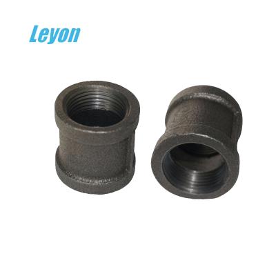 China Suitable for pipe lines connect 3/4 black black water malleable iron pipe fittings pipe fittings product 130R/equal for sale