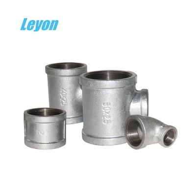 China Suitable for pipe lines water connect Hitachi malleable iron fittings catalog malleable iron compression fittings for sale