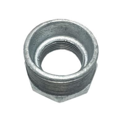 China High Quality Water Supply Malleable Iron Threaded Bushing Pipe Fittings For Fire Fighting for sale